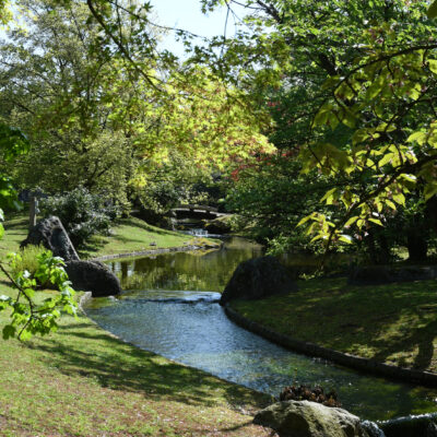 De Japanse Tuin is een resultaat van de vriendschapsbanden die de steden Itami (Japan) en Hasselt sedert 1985 onderhouden. Itami dréërde in 1992 deze tuin om de Japanse cultuur dichter bij haar zusterstad te brengen