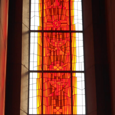 Glasramen van Staf Pyl : Zeven sacramenten : Het Priesterschap
Open monumentendag Kristus Koningkerk
