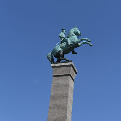 Het 39e Fusilier Memorial ( Gefallene Der 39er ) is een prachtig monument en standbeeld 